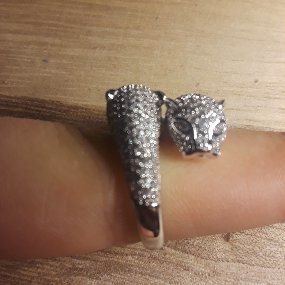 Panther Double Face Fine Ring